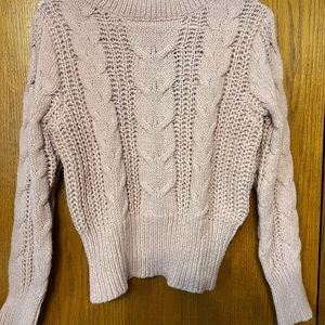 Womens pink pullover sweater s/m NWT